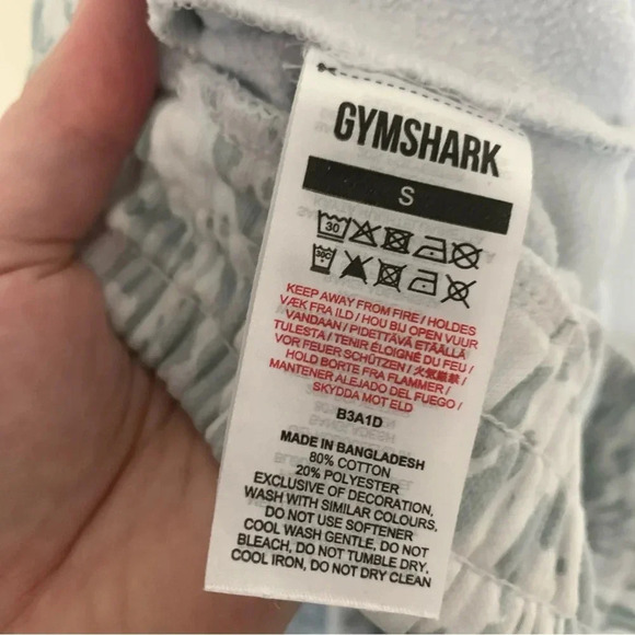 Gymshark Cotton Blend High Rise Lounge Wear Shorts with Pockets S - Picture 4 of 9